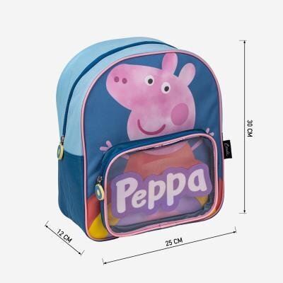 Vaikiška kuprinė Kiaulytė Pepa (Peppa Pig) Cerda, mėlyna kaina ir informacija | Kuprinės mokyklai, sportiniai maišeliai | pigu.lt