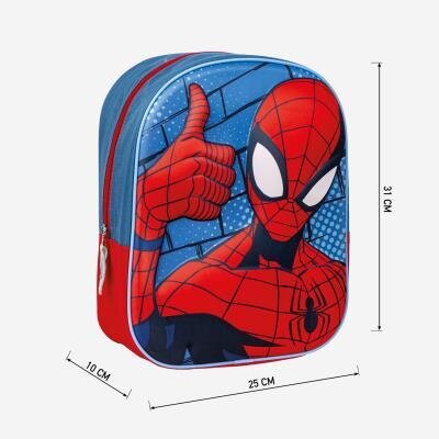 Mokyklinė kuprinė Marvel Spiderman (Žmogus Voras) 3D kaina ir informacija | Kuprinės mokyklai, sportiniai maišeliai | pigu.lt