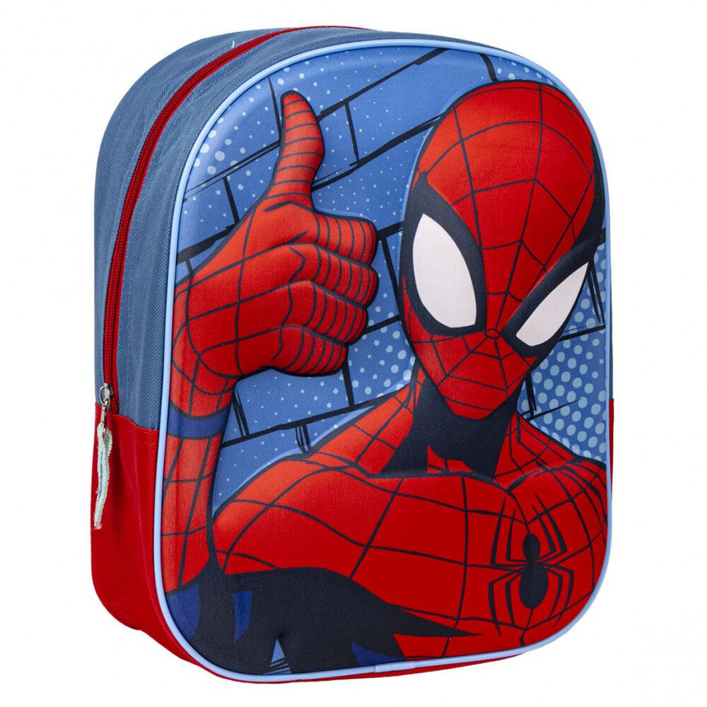 Mokyklinė kuprinė Marvel Spiderman (Žmogus Voras) 3D цена и информация | Kuprinės mokyklai, sportiniai maišeliai | pigu.lt