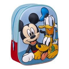 Детский 3D рюкзак Микки Маус (Mickey Mouse) Cerda, синий цена и информация | Школьные рюкзаки, спортивные сумки | pigu.lt