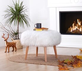 Pouffe Deer - White цена и информация | Кресла-мешки и пуфы | pigu.lt