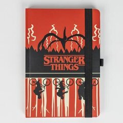 Užrašų knygutė su rašikliu Stranger things Cerda, raudona kaina ir informacija | Rašymo priemonės | pigu.lt