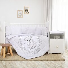 Lorelli vaikiškas patalynės komplektas Little Bear, 110x70, 8 dalių цена и информация | Детское постельное бельё | pigu.lt
