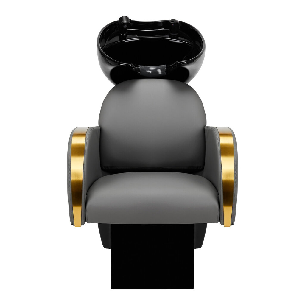 Kirpyklos kėdė Gabbiano Malaga, juoda kaina ir informacija | Baldai grožio salonams | pigu.lt