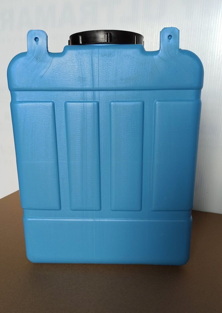 Pakabinamas lauko rankų praustuvas, mėlynas, 15L kaina ir informacija | Komposto dėžės, lauko konteineriai | pigu.lt