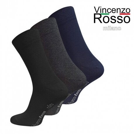 Kojinės vyrams Vincenzo Rosso®, įvairių spalvų, 6 poros kaina ir informacija | Vyriškos kojinės | pigu.lt