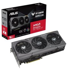 Asus TUF Gaming Radeon RX 7600 XT OC Edition (TUF-RX7600XT-O16G-GAMING) kaina ir informacija | Vaizdo plokštės (GPU) | pigu.lt