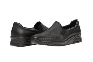 Лоферы для женщин Rieker 07938, черные цена и информация | Женские туфли | pigu.lt