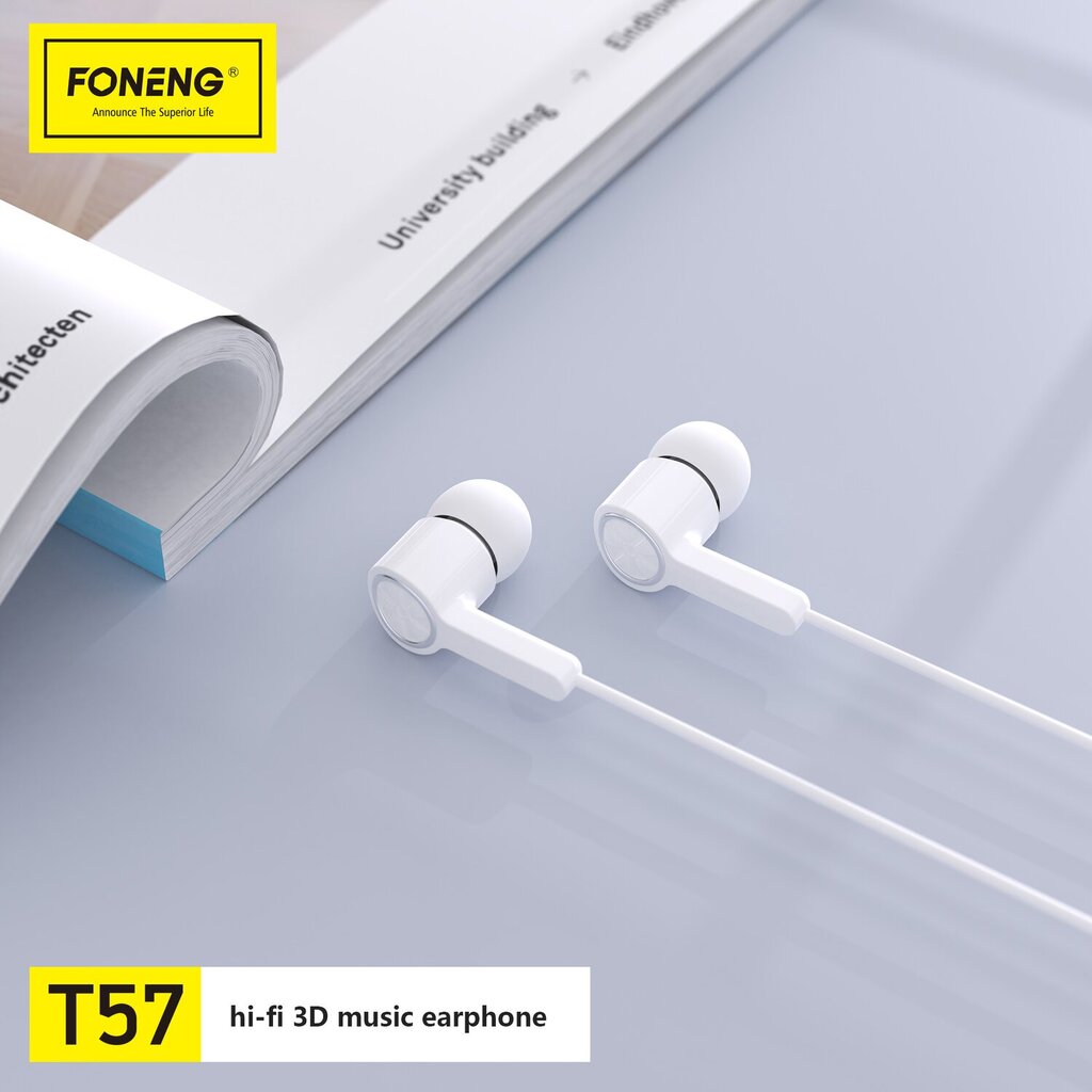 Foneng T57 kaina ir informacija | Ausinės | pigu.lt