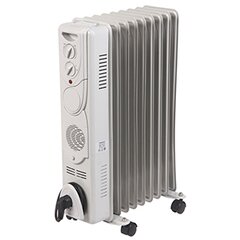 Comfort eļlas radiators ar ventilatoru. 2000W C309-9V kaina ir informacija | Šildytuvai | pigu.lt