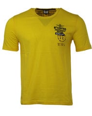 Marškinėliai vyrams Aeronautica Militare, geltoni kaina ir informacija | Vyriški marškinėliai | pigu.lt
