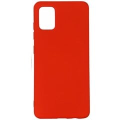 Твердый силиконовый чехол (TPU) „Shell“ - красный (Galaxy A71) цена и информация | Чехлы для телефонов | pigu.lt