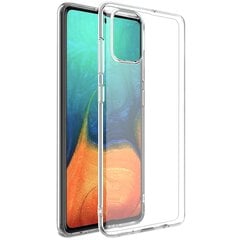 Kieto silikono (TPU) dėklas - skaidrus (Galaxy A71) kaina ir informacija | Telefono dėklai | pigu.lt