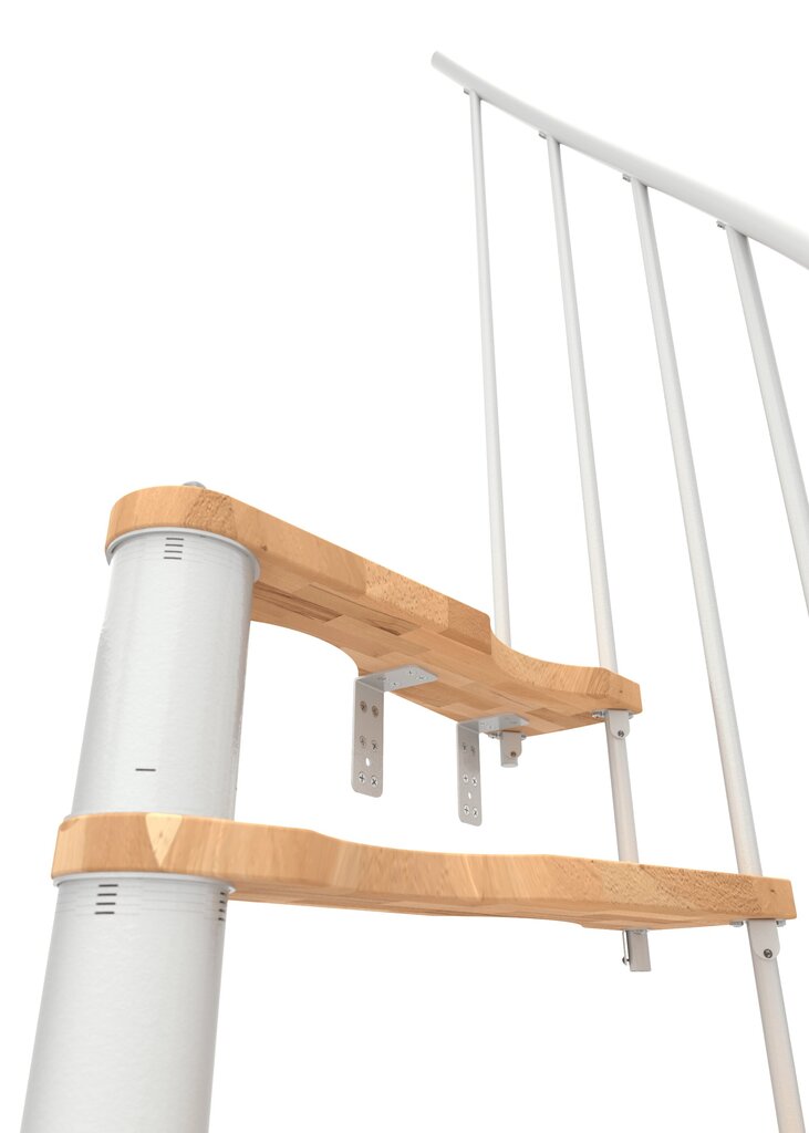 Spiraliniai laiptai Minka Suono Smart Ø140 cm, Balti цена и информация | Laiptai | pigu.lt