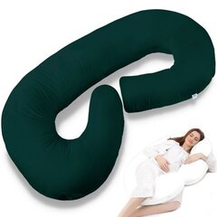 Daugiafunkcinė C tipo maitinimo pagalvė EkmTrade, žalia, 260 cm kaina ir informacija | Maitinimo pagalvės | pigu.lt