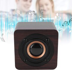 Hi-fi Audio Walnut Wood Grain Home kaina ir informacija | Garso kolonėlės | pigu.lt