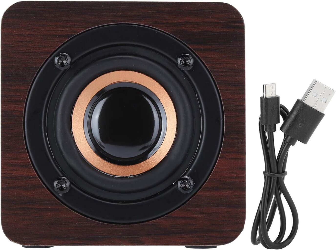 Hi-fi Audio Walnut Wood Grain Home kaina ir informacija | Garso kolonėlės | pigu.lt