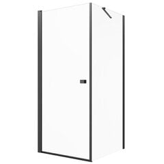 Dušo kabina Mesina Black DW 80x80 cm kaina ir informacija | Dušo kabinos | pigu.lt