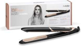 Выпрямитель Babyliss Super Smooth 235 для волос, черный/золотой цена и информация | Приборы для укладки и выпрямления волос | pigu.lt