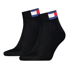 Kojinės moterims Tommy Hilfiger Jeans 84949, juodos kaina ir informacija | Moteriškos kojinės | pigu.lt