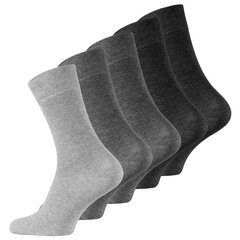 Kojinės vyrams, pilkos, 5 poros kaina ir informacija | Vyriškos kojinės | pigu.lt
