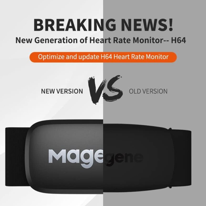 Širdies ritmo matuoklis Magene H64, juodas цена и информация | Žingsniamačiai, chronometrai, širdies ritmo monitoriai | pigu.lt