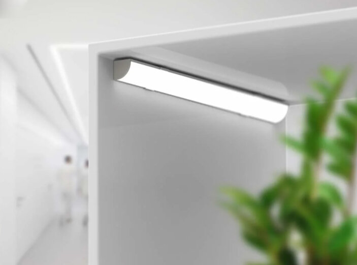 Kampinis profilis LED juostelėms, 1m x 19mm x 19mm, 2 vnt. kaina ir informacija | LED juostos | pigu.lt