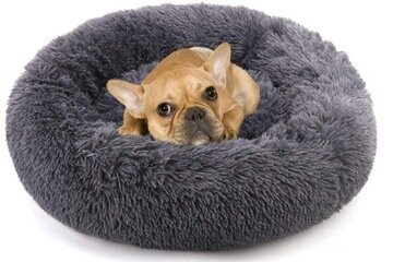 Guolis šunims MIKKA, pilkas, 80x80cm цена и информация | Guoliai, pagalvėlės | pigu.lt