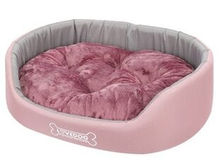 Guolis šunims Lovedog, rožinis, 60x50cm kaina ir informacija | Guoliai, pagalvėlės | pigu.lt
