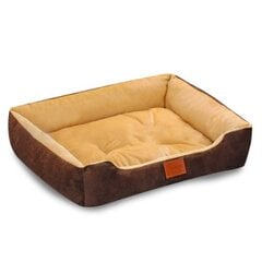 Манеж для собаки Be-active.pl, оттенки коричневого, оттенки оранжевого, 68x58 см цена и информация | Лежаки, домики | pigu.lt
