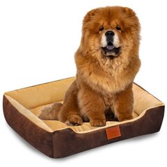 Манеж для собаки Be-active.pl, оттенки коричневого, оттенки оранжевого, 68x58 см цена и информация | Лежаки, домики | pigu.lt