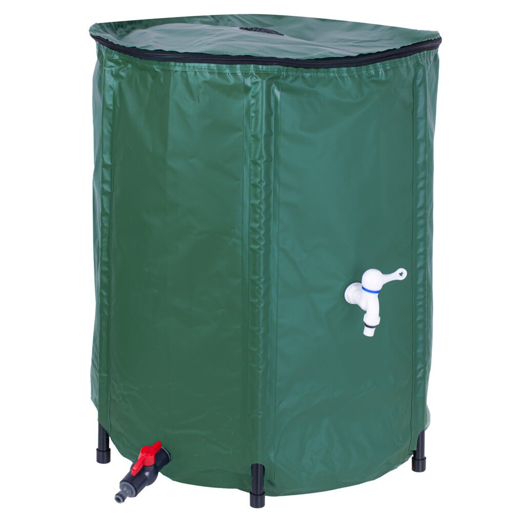 Sulankstoma lietaus vandens statinė, 500 l kaina ir informacija | Komposto dėžės, lauko konteineriai | pigu.lt