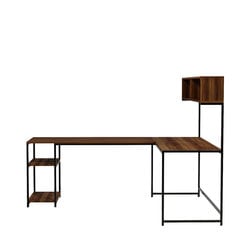 Письменный стол Asir Cansın L164, коричневый цена и информация | Компьютерные, письменные столы | pigu.lt