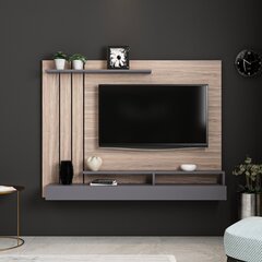 ТВ столик Asir Lawrance, коричневый цена и информация | Тумбы под телевизор | pigu.lt