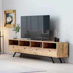 TV stalas Beta Otenus, rudas/juodas kaina ir informacija | TV staliukai | pigu.lt