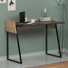 Письменный стол Asir Rone, серый/коричневый цена и информация | Компьютерные, письменные столы | pigu.lt