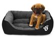 Guolis šunims Pako Jeans, 34x42 cm, juodas kaina ir informacija | Guoliai, pagalvėlės | pigu.lt
