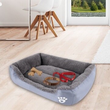 Guolis šunims Memfis, 60x45 cm, pilkas kaina ir informacija | Guoliai, pagalvėlės | pigu.lt