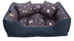 Guolis šunims WBM, 55x45 cm, juodas/rudas kaina ir informacija | Guoliai, pagalvėlės | pigu.lt