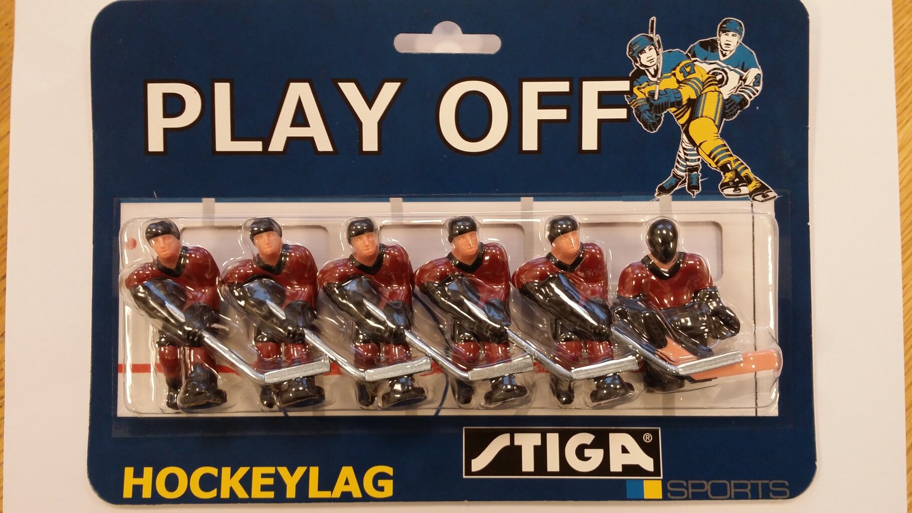 Stalo žaidimo ledo ritulys figūrėlių komanda Latvija Stiga kaina ir informacija | Žaislai berniukams | pigu.lt
