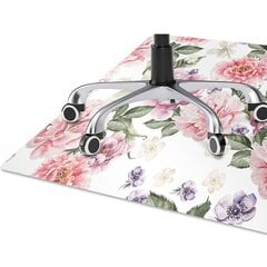 Apsauginis grindų kilimėlis Decormat Meno gėlės, įvairių spalvų цена и информация | Офисные кресла | pigu.lt