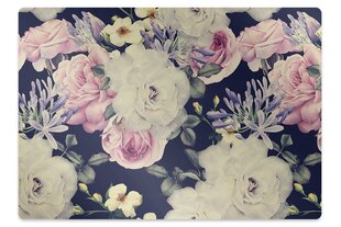 Apsauginis grindų kilimėlis Decormat Vintažinės baltos rožės, įvairių spalvų цена и информация | Офисные кресла | pigu.lt