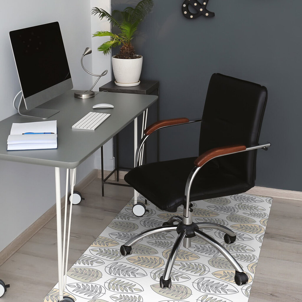 Apsauginis grindų kilimėlis Decormat Palieka grafiką, įvairių spalvų kaina ir informacija | Biuro kėdės | pigu.lt