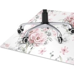 Apsauginis grindų kilimėlis Decormat Gėlės, įvairių spalvų kaina ir informacija | Biuro kėdės | pigu.lt