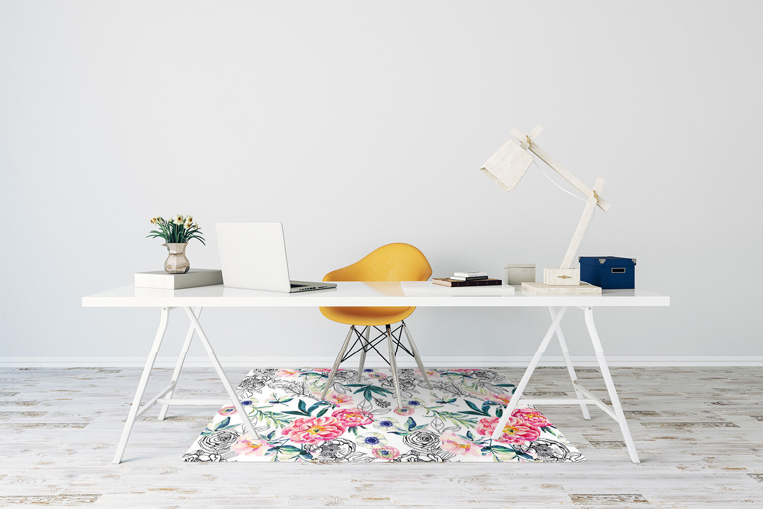 Apsauginis grindų kilimėlis Decormat Pavasario paveikslėlis, įvairių spalvų kaina ir informacija | Biuro kėdės | pigu.lt