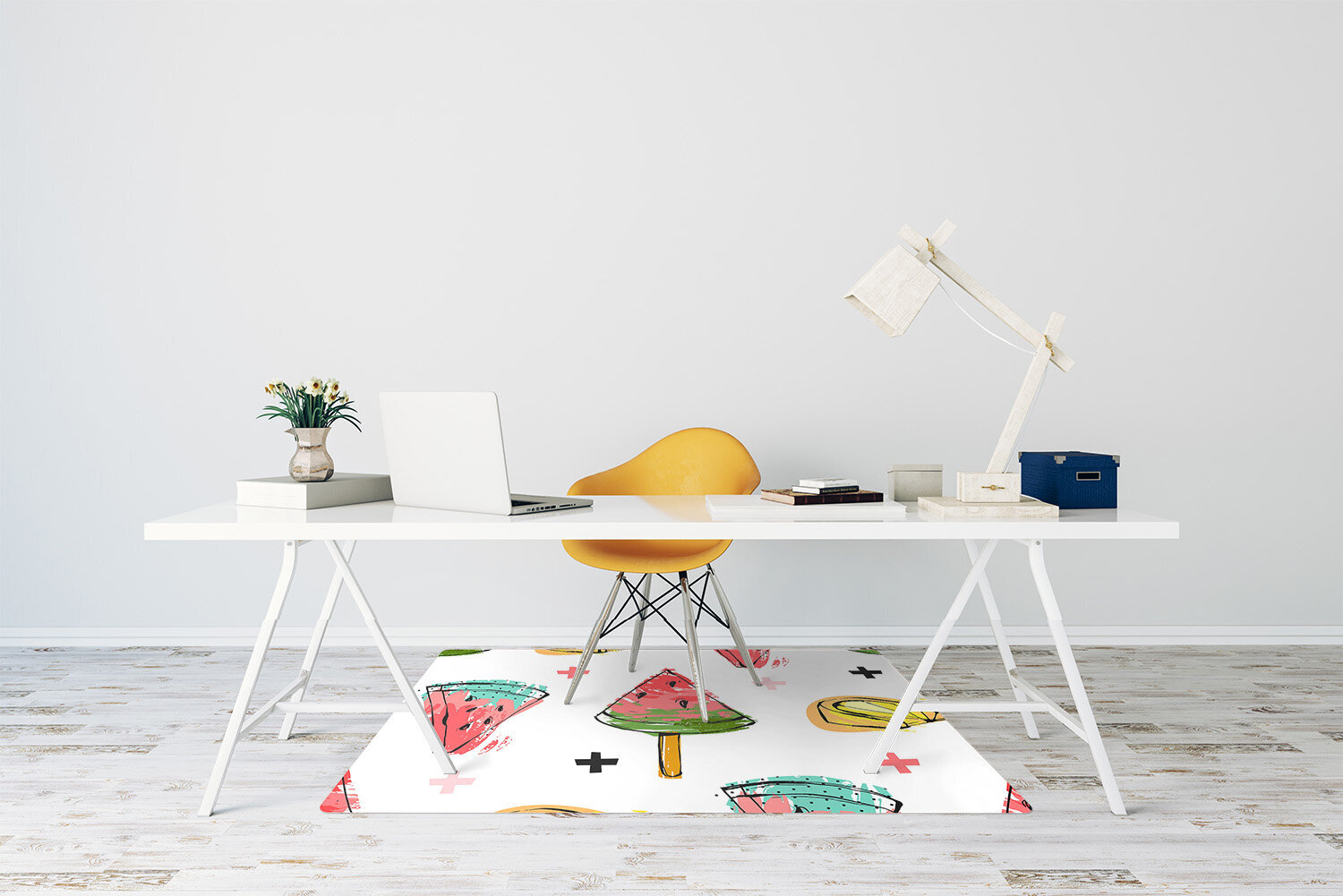 Apsauginis grindų kilimėlis Decormat Arbūzas, įvairių spalvų kaina ir informacija | Biuro kėdės | pigu.lt