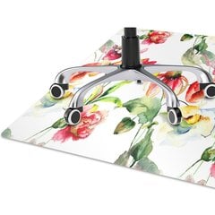 Apsauginis grindų kilimėlis Decormat Laukinės gėlės, įvairių spalvų kaina ir informacija | Biuro kėdės | pigu.lt