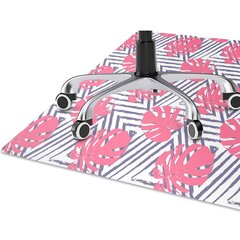Apsauginis grindų kilimėlis Decormat Rožiniai lapai, įvairių spalvų kaina ir informacija | Biuro kėdės | pigu.lt