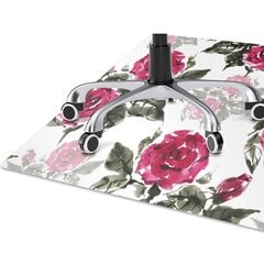 Apsauginis grindų kilimėlis Decormat Dažytos rožės, įvairių spalvų kaina ir informacija | Biuro kėdės | pigu.lt