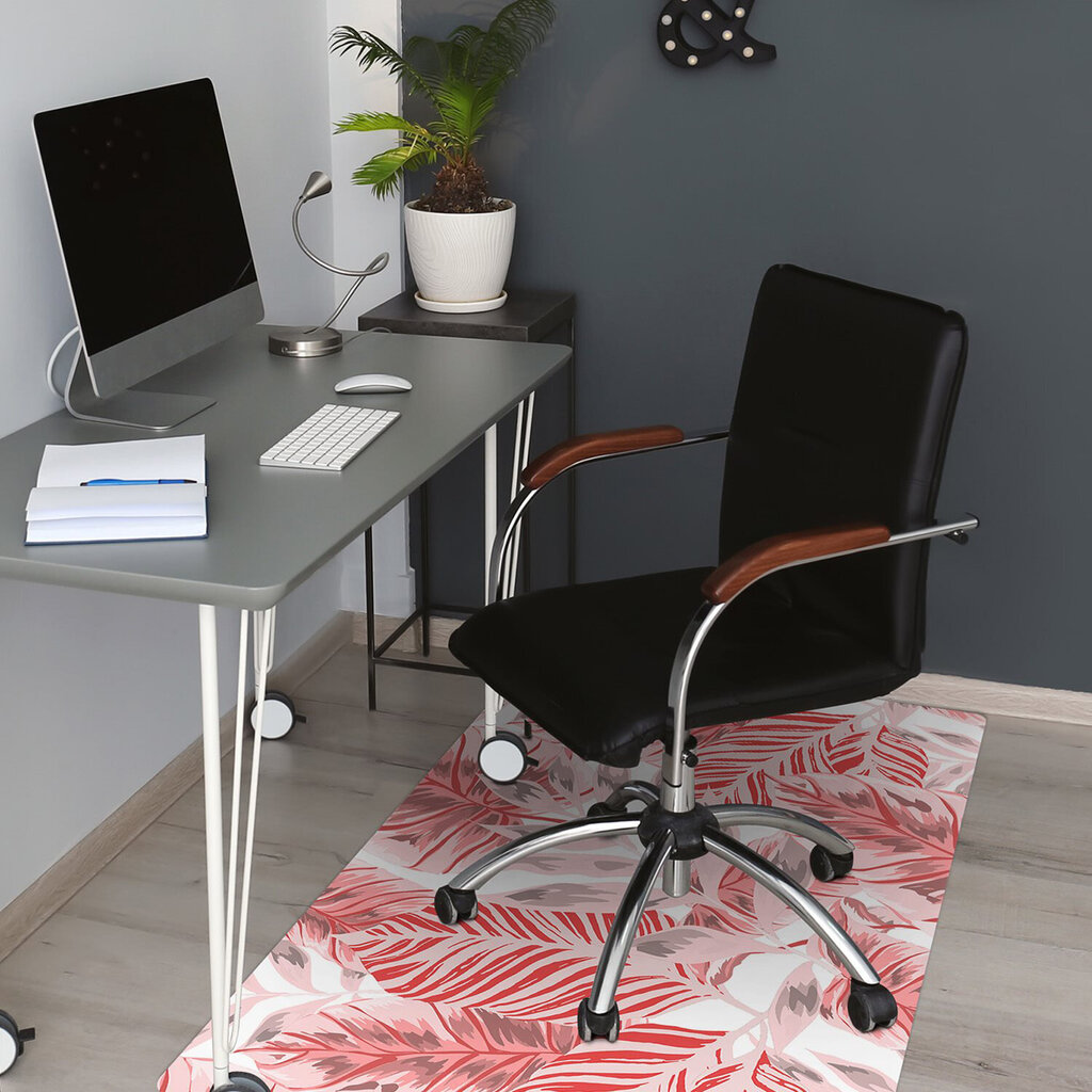 Apsauginis grindų kilimėlis Decormat Rožinės džiunglės, įvairių spalvų kaina ir informacija | Biuro kėdės | pigu.lt